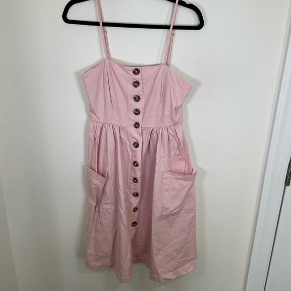 Forever 21 Dresses & Skirts - Forever 21 Pink Button Down Dress